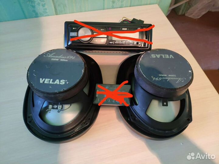 Колонки автомобильные Velas 16:9 см