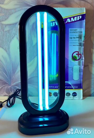 Лампа кварцевая бактерицидная с озоном для дезинфе