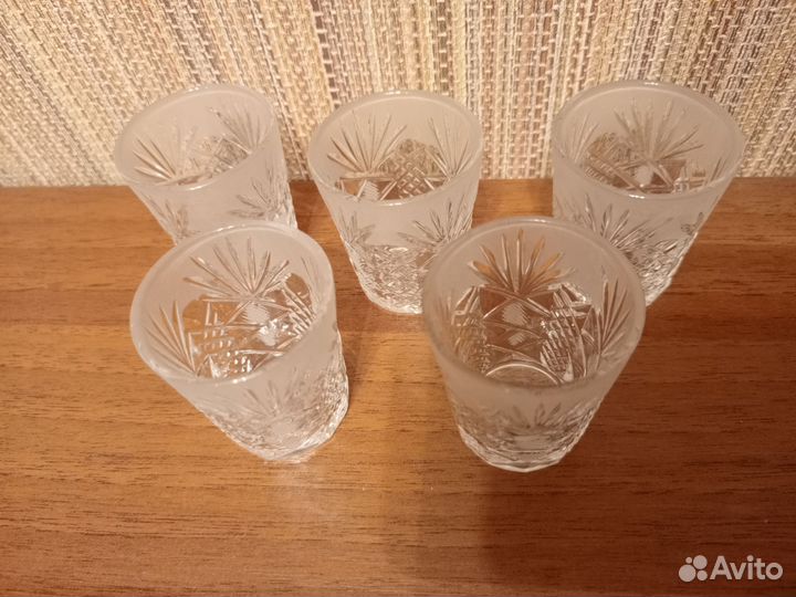 Гусь хрустальный стопки