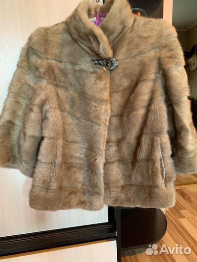 Норковый полушубок