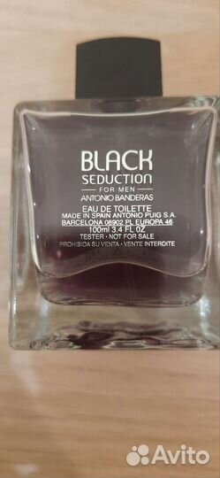 Туалет.вода Antonio banderas black Seduction 100ml
