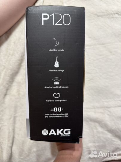 Студийный микрофон akg p120