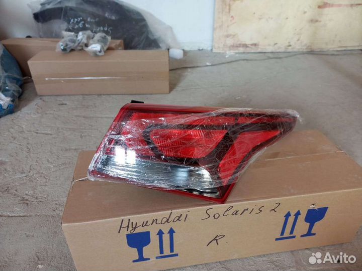 Hyundai solaris 2 задний левый фонарь правый