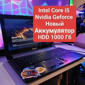 Мощный Intel Core i5/Nvidia Geforce/Новый АКБ