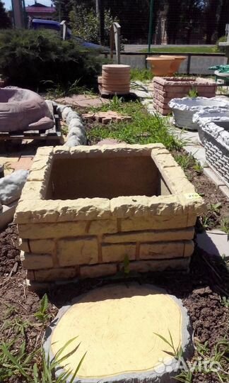 Вазоны -цветники-кашпо из декоративного бетона