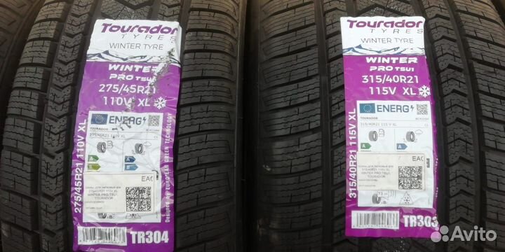 Tourador Winter Pro TSU1 275/45 R21 и 315/40 R21 115V
