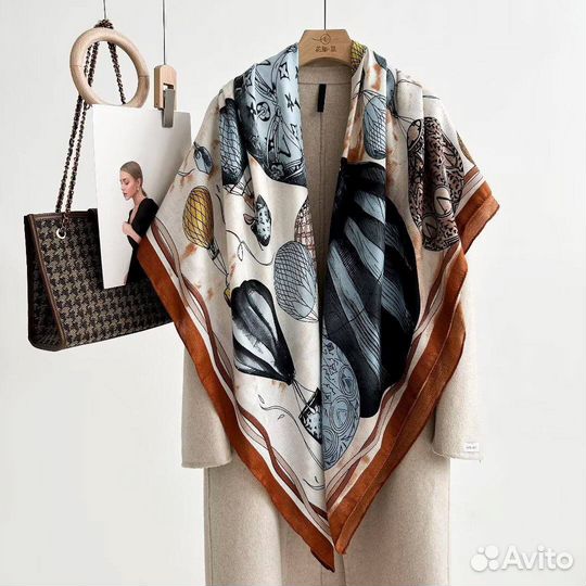 Платок шаль кашемир Louis Vuitton