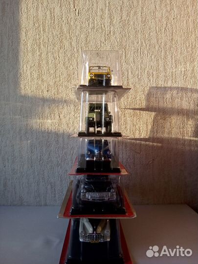 Модели 1:24 Чайка, Волга, Газ 6-и автомобилий