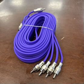 Кабель межблочный 4RCA-4RCA Aura Indigo 5 метров