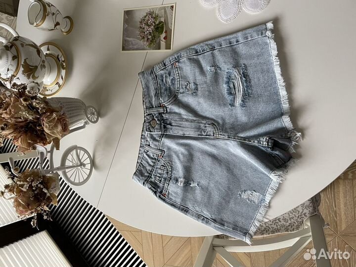 Шорты джинсовые zara