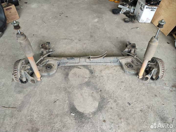 Задняя балка в сборе лада ларгус