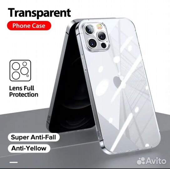 iPhone 12 pro max чехол clear case