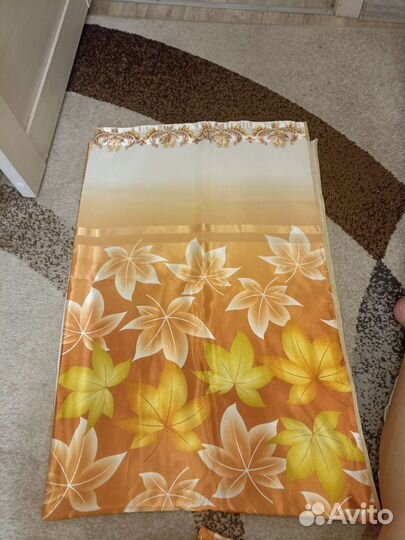 Шторы на кухню с ламбрекеном