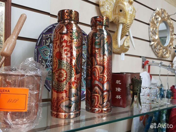 Медная бутылка