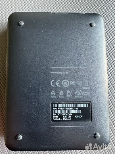 Переносной жёсткий диск WD elements 2 TB