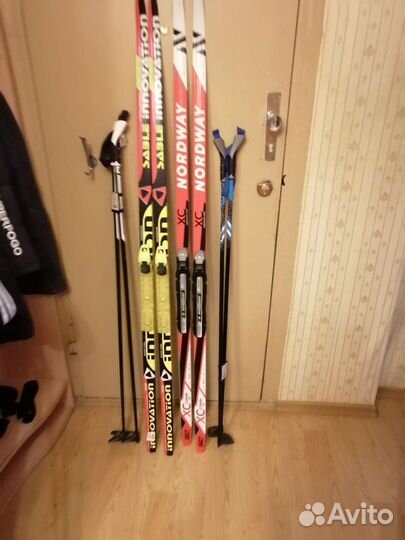 Лыжы 160, 170см новые