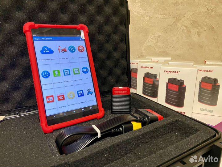 Launch x431 готовый комплект с планшетом
