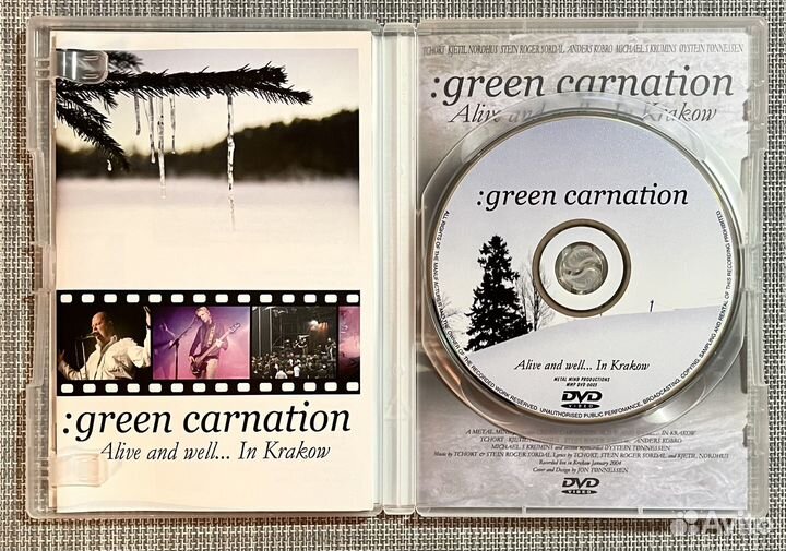 Green Carnation-Alive And Well. In Krakow DVD US