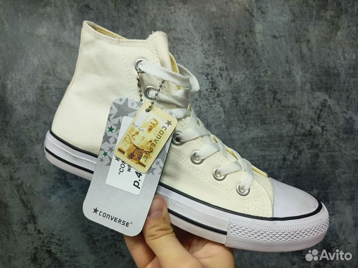 Кеды Converse white high