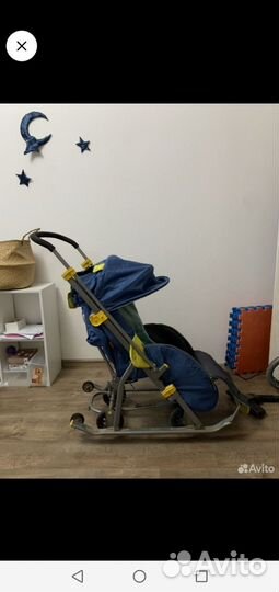 Детские санки коляска nika kids