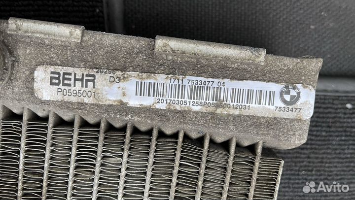 Радиатор в колесной нише BMW X5 F15 F85 X6 F16 F86