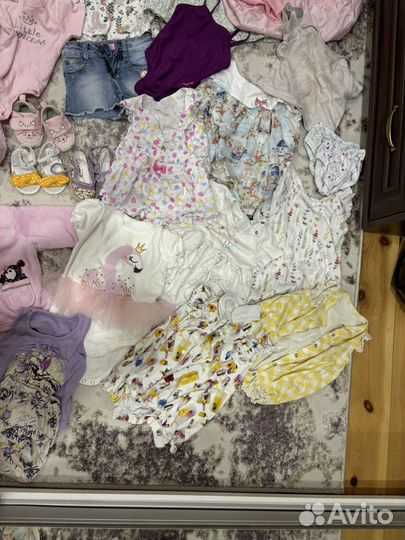 Детские вещи пакетом на девочку 74-80