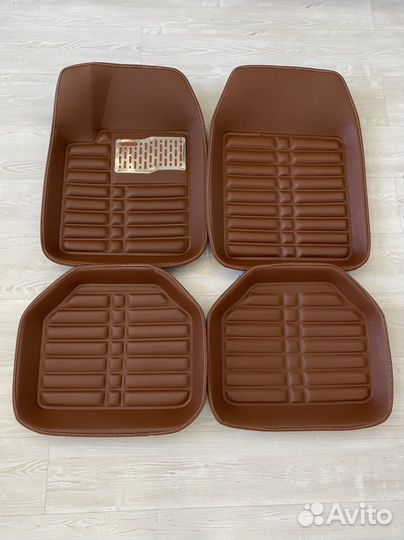 Автомобильные коврики из экокожи