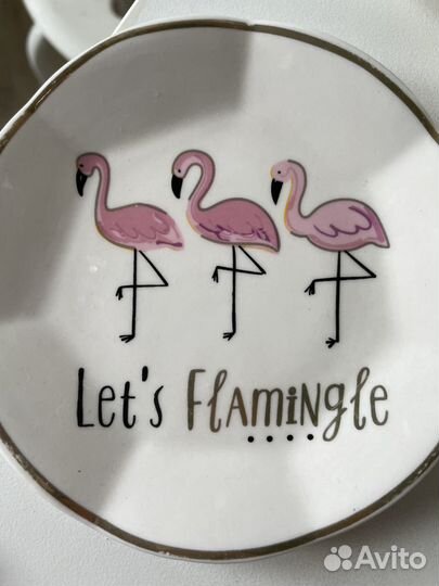 Блюдца с позолотой