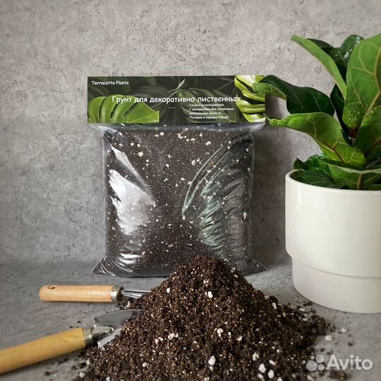 Готовый грунт для комнатных растений и рассады