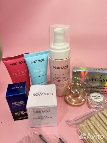 Набор для окрашивания бровей от Nikk Moke