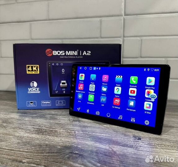 Мощная магнитола 4/64 гб на все марки авто (Арт.45554)