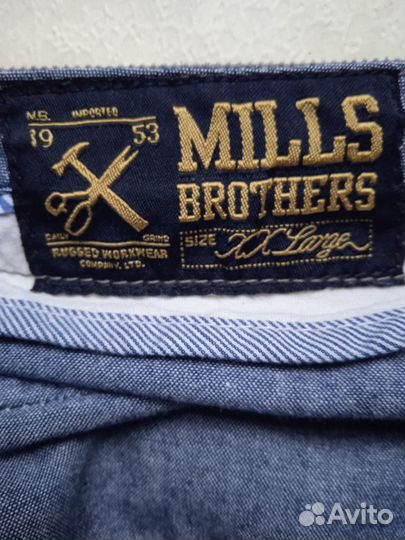 Вельветовые джинсы Mills Brothers (56)