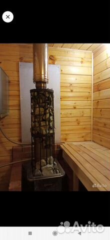 Дом баня на дровах