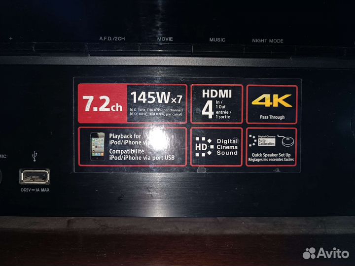Av ресивер Sony