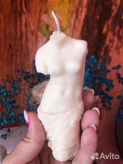 Свеча ручной работы Венера