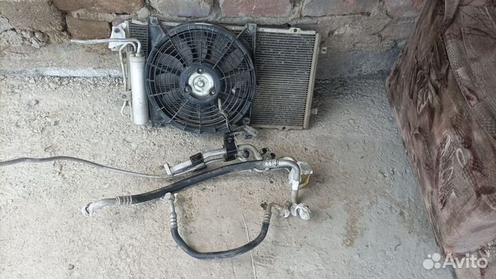 Радиатор Кондиционера с вентилятором и две шланги
