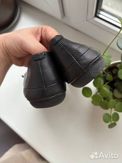 Балетки кожаные Vagabond женские черные 40