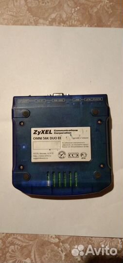 Модем Zyxel Omni 56K Duo
