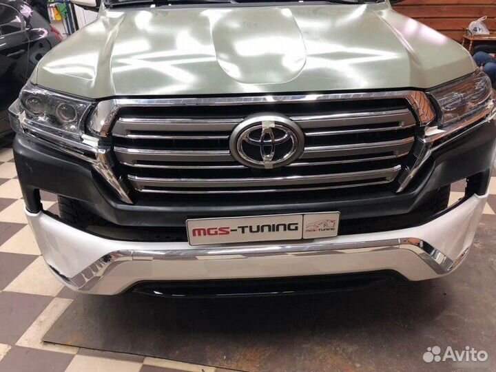 Рестайлинг Toyota Land Cruiser 200 Executive white