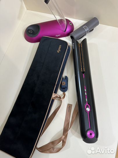 Плойка /выпрямитель Dyson nickel/fuchsia