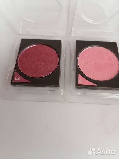 Румяна-тестеры Clarins joli blush, 01 и 04