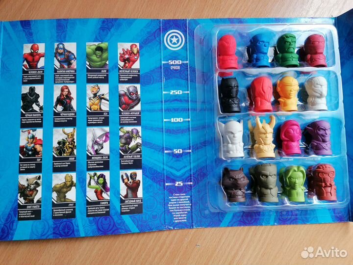 Весёлые прилипалы 4, ластики стиратели марвел