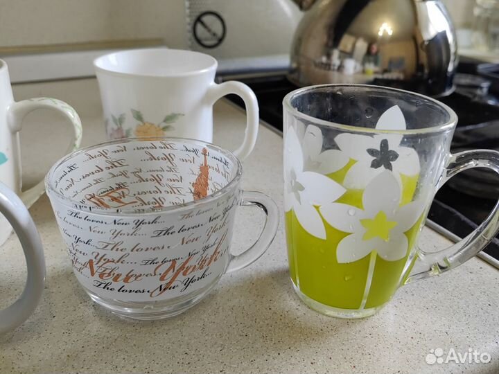 Кружки, чашки, стаканы