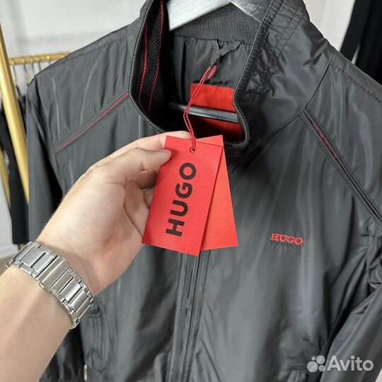 Ветровка Hugo Boss черная 24/25