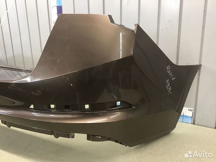 Бампер задний Skoda Rapid 2020