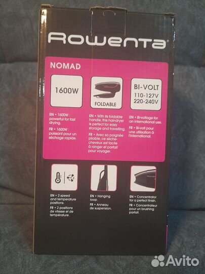 Фен для волос rowenta