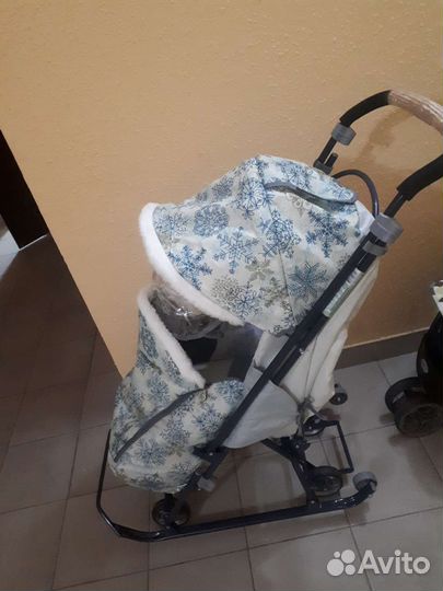 Коляска санки