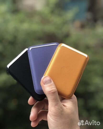 Картхолдер apple кожа