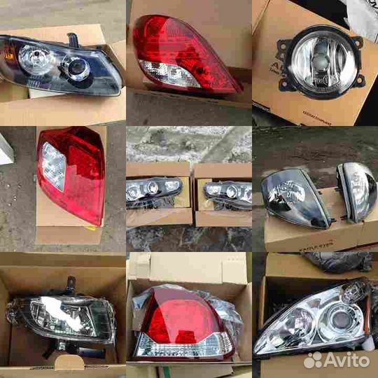 E65 Фара левая (ксенон) с белым указателем поворот