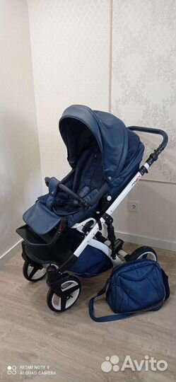 Коляска польская Lonex 3в1 Экокожа